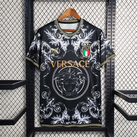 italia x versace maglia|Maglia Italia x Versace Black 2023/2024 .